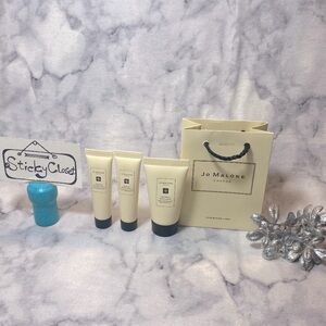 JO MALONE Set-Lime Basil&Mandarin Body Wash,Peony&Blush Lotion-30ml,15ml-3pc-NEW